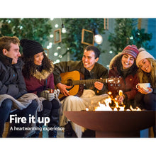Load image into Gallery viewer, Grillz Outdoor Fire Pit Garden Charcoal Fireplace Patio Heater Vintage Pits 80CM
