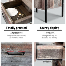 Load image into Gallery viewer, Artiss Buffet Sideboard Storage Cabinet Industrial Rustic Wooden
