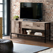 Load image into Gallery viewer, Artiss TV Stand Entertainment Unit Storage Cabinet Industrial Rustic Wooden 120cm
