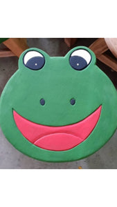 Children's Wooden Stool FROG Themed Chair Toddlers Step sitting Stool