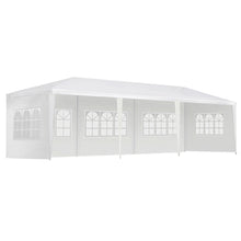 Load image into Gallery viewer, Instahut Gazebo 3x9m Outdoor Marquee side Wall Gazebos Tent Canopy Camping White 5 Panel
