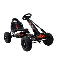 Load image into Gallery viewer, Rigo Kids Pedal Go Kart Car Ride On Toys Racing Bike Rubber Tyre Adjustable Seat
