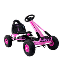 Load image into Gallery viewer, Rigo Kids Pedal Go Kart Car Ride On Toys Racing Bike Rubber Tyre Adjustable Seat
