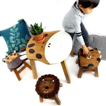 Load image into Gallery viewer, Children’s wooden table Gerry the Giraffe theme
