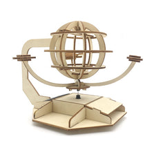 Load image into Gallery viewer, Marble Run Model Building Kits satellite travels around earth Construction Toy Wooden Crafts
