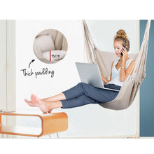 Load image into Gallery viewer, Gardeon Hammock Swing Chair - Cream
