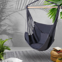 Load image into Gallery viewer, Gardeon Hammock Swing Chair - Grey
