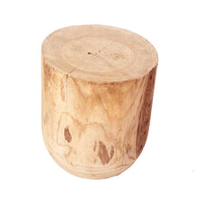 Load image into Gallery viewer, Drum Stool / Side Table Wooden Solid Stool
