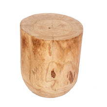 Load image into Gallery viewer, Drum Stool / Side Table Wooden Solid Stool
