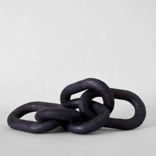 Load image into Gallery viewer, Black Wooden Chain 5-Link
