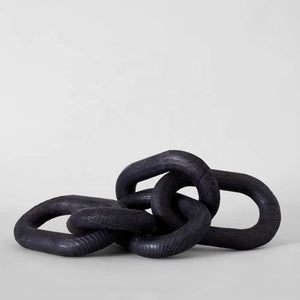 Black Wooden Chain 5-Link