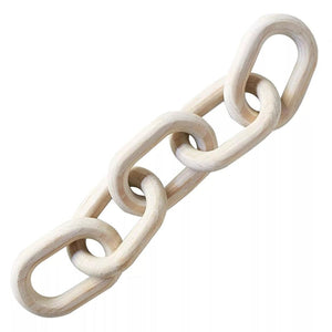 White Wooden Chain 5-Link