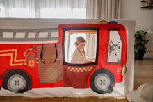 Load image into Gallery viewer, Fire Truck &amp; Station Table Tent
