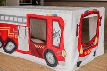 Load image into Gallery viewer, Fire Truck &amp; Station Table Tent
