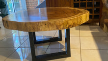 Load image into Gallery viewer, Coffee Table, wood large 95cm diameter, 9 cm thick uniquely designed by nature Table 16
