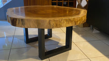 Load image into Gallery viewer, Coffee Table, wood large 95cm diameter, 9 cm thick uniquely designed by nature Table 16
