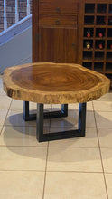 Load image into Gallery viewer, Coffee Table, wood large 95cm diameter, 9 cm thick uniquely designed by nature Table 16
