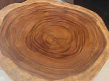 Load image into Gallery viewer, Coffee Table, wood large 95cm diameter, 9 cm thick uniquely designed by nature Table 16
