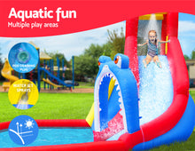 Load image into Gallery viewer, Happy Hop Water Park Inflatable Water Slide Jumping Castle Splash Toy Outdoor
