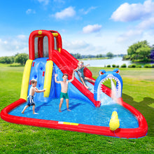 Load image into Gallery viewer, Happy Hop Water Park Inflatable Water Slide Jumping Castle Splash Toy Outdoor
