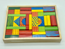 Load image into Gallery viewer, Kids Wooden Blocks 40 pcs- Rec. Age: 24 months+
