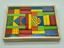 Load image into Gallery viewer, Kids Wooden Blocks 40 pcs- Rec. Age: 24 months+
