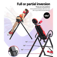 Load image into Gallery viewer, Everfit Inversion Table Gravity Stretcher Inverter Foldable Home Fitness Gym
