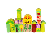 Load image into Gallery viewer, Kids Wooden Blocks Forest Jungle Themed 135 Pcs - Rec. Age: 24 months + set up puzzle Mat.
