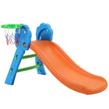 Load image into Gallery viewer, Keezi Kids Slide with Basketball Hoop Outdoor Indoor Playground Toddler Play
