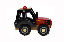 Load image into Gallery viewer, Wooden Red Tractor Truck Toy_farm play
