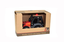 Load image into Gallery viewer, Wooden Red Tractor Truck Toy_farm play
