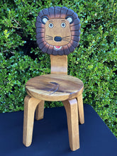 Load image into Gallery viewer, Children&#39;s chair with back rest - LION Theme
