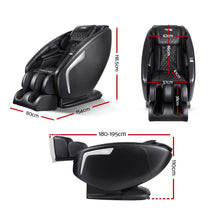 Load image into Gallery viewer, Livemor 3D Electric Massage Chair Shiatsu Kneading Massager Zero Gravity Large Black.
