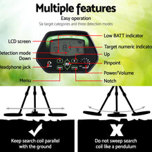 Load image into Gallery viewer, Metal Detector Pinpointer Deep Sensitive Searching Treasure Gold Hunt Digger 220MM
