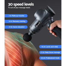 Load image into Gallery viewer, Everfit Massage Gun 6 Heads Massager Electric LCD Vibration Relief Percussion
