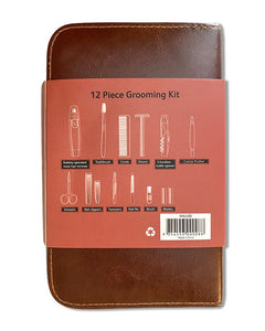 Fathers Day Gift Men's Republic - Men's Grooming Kit - 12 Pieces in Zipper Bag