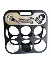 Load image into Gallery viewer, Mothers Day Gift Men&#39;s Republic 6 Bottle Wine Rack with 3 Wine Tools
