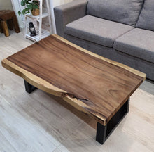 Load image into Gallery viewer, Coffee Table 1.2m (120cm) Hand carved from Acacia tree (Saur Wood)-designed by nature.
