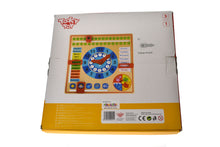 Load image into Gallery viewer, Childs learn the calendar and clock time playset with adjustable tabs and settings learning tool
