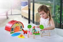 Load image into Gallery viewer, FARM PLAYSET WITH CARRY HOUSE
