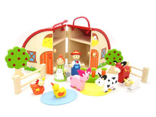 Load image into Gallery viewer, FARM PLAYSET WITH CARRY HOUSE
