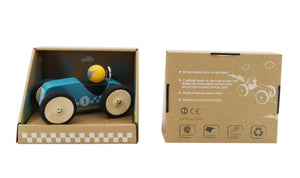 Wooden kids racing car