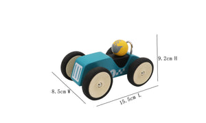 Wooden kids racing car
