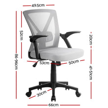 Load image into Gallery viewer, Artiss Office Chair Gaming Executive Computer Chairs Study Mesh Seat Tilt Grey
