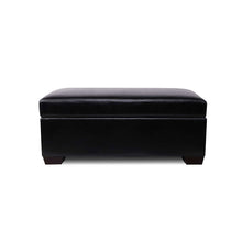 Load image into Gallery viewer, Artiss Faux PU Leather Storage Ottoman - Black
