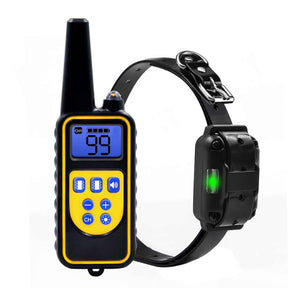 Dog Bark Collar - 1x 800m Range Reciever Vibration Sound Light Training Device