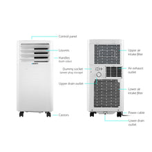 Load image into Gallery viewer, Devanti Portable Air Conditioner Cooling Mobile Fan Cooler Dehumidifier White 2000W
