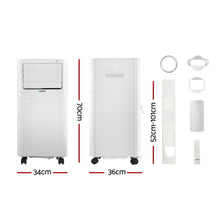 Load image into Gallery viewer, Devanti Portable Air Conditioner Window Kit Cooling Mobile Fan 9000BTU 2500W
