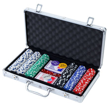 Load image into Gallery viewer, Poker Chip Set 300PC Chips TEXAS HOLD'EM Casino Gambling Dice Cards
