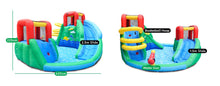 Load image into Gallery viewer, Atlantis Slide &amp; Splash Inflatable-children&#39;s outdoor party fun
